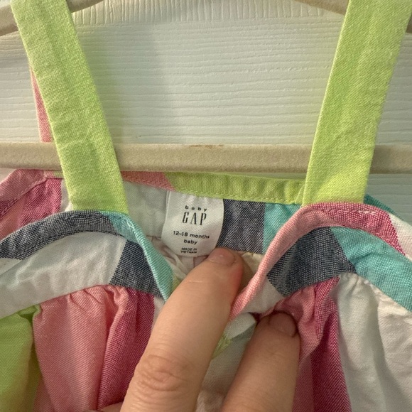 Colorful Striped Button-Down Dress - Picture 3 of 3